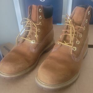 Timberland Tan Leather Winter Boots